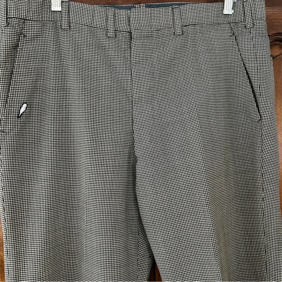 1970s Houndstooth Wool Trousers: Vintage High Waist Pants W36 L28 - Picture 8 of 16